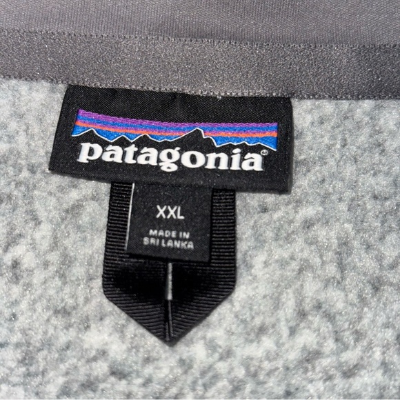 Patagonia Men's Performance Better Sweater Sz XXL Full Zip 25527 Stonewash Grey - Picture 3 of 5